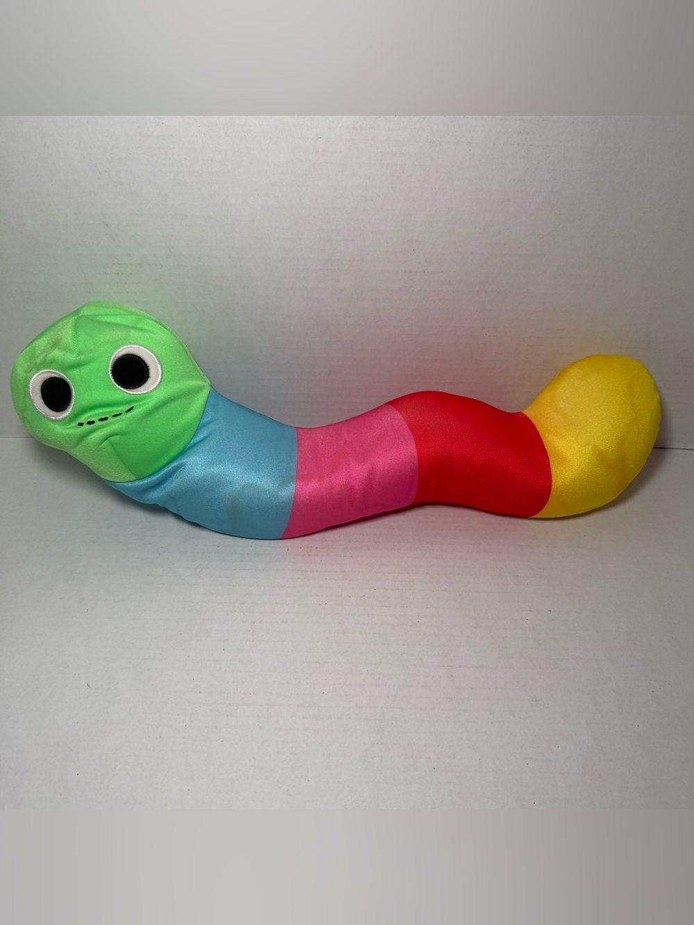 Yummy World Sweet Gus the Gummy Worm 10” Medium Soft and Huggable Plush Toy